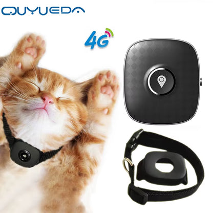 Waterproof 4G Pet GPS Tracker Dog GPS Tracking Collar Mini Anti-Lost Alarm Cat Locator Smart Tracking Device Long Standby SOS